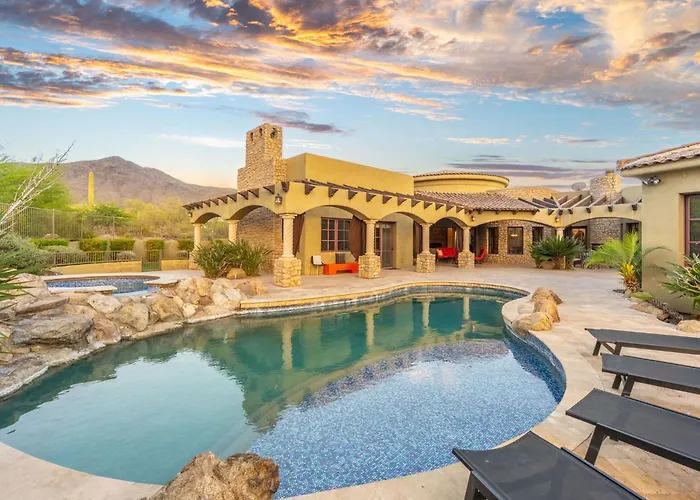Luxury Estate With Pool Desert Views & Casita Dom wakacyjny Cave Creek